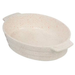 Форма для запекания керамика, 16.5х25.5х5.5 см, 0.8 л, овальная, Гранит, Y4-9027 (485998)