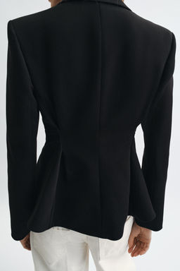 BLAZER PEPLUM ESTRUCTURA ZW COLLECTION / Negro - Zara фото 3