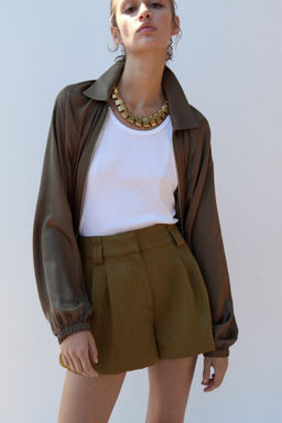 Pantal?n corto sastre con cintur?n - H&m фото 4