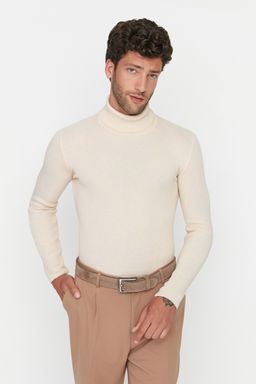 TRENDYOL MAN Lacivert Slim Fit Pamuklu Bal?kc? Yaka Fitilli Orgu Kazak TMNAW20MG0031 - Trendyolmilla фото 25