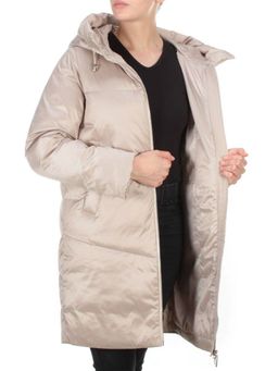 GWD21530P BEIGE Пальто зимнее женское PURELIFE (200 гр. холлофайбер) - Fashion фото 8