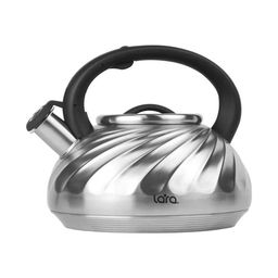 LR00-91 Чайник LARA индукционное капсулированное дно, свисток с кноп механизмом, ручка нейлон