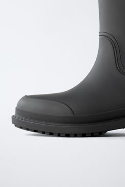TALL RUBBERISED WELLIES - Zara фото 6