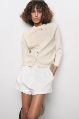 PLAIN KNIT CARDIGAN - Zara фото 2