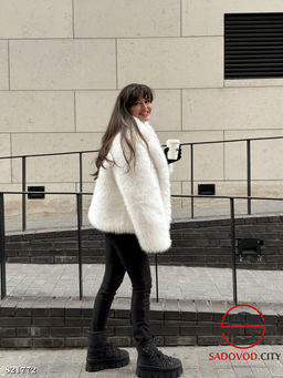 Шуба женская из искусственного меха - Bruno фото 2