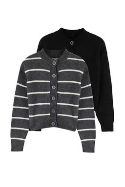 TRENDYOLMILLA Siyah-Antrasit Yumusak Dokulu 2li Paket Triko H?rka TWOAW25HI00352  фото 7