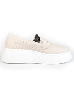 03-SD13-2D BEIGE Полуботинки женские (натуральная кожа)