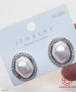 Серьги крупным жемчугом - Bruno фото 2