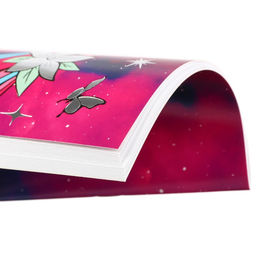 Блокнот А5, 40 листов, на скрепке, в точку, тиснение серебро, «Минни Маус и единорог»