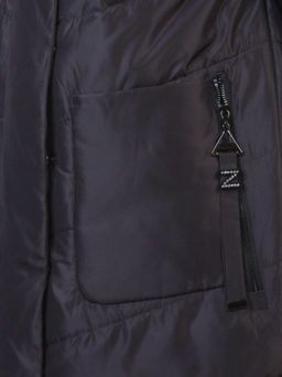 8033 DK. VIOLET Пальто женское зимнее (био-пух) - Fashion фото 4