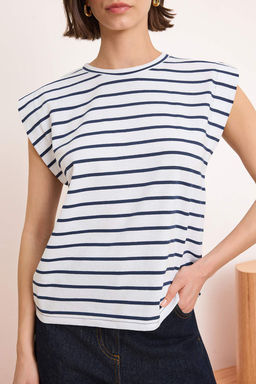 Koyu Lacivert Orme T-Shirt TWOSS20TS0021