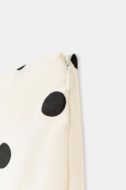 FALDA MIDI ASIM?TRICA LUNARES / Crudo / Negro - Zara фото 6