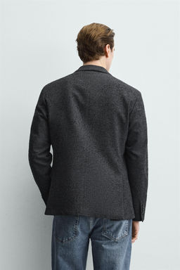 BOUCL_ HOUNDSTOOTH BLAZER - Zara фото 3