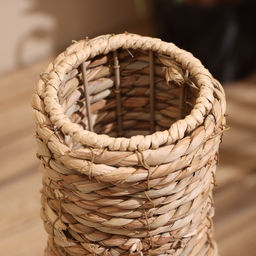 Ваза напольная, 28×28×60 см, плетёная