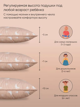 Подушка Хлопок&Бамбук детская (kids collection) 40*60