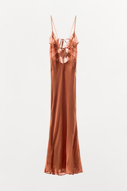 GEORGETTE EMBROIDERED BEADED DRESS - Zara фото 8