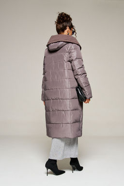 Пальто Beautiful Free 8017 дымчато-лиловый