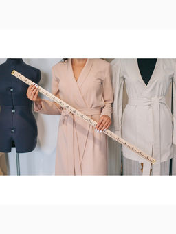 Метр деревянный, 100 см, см/дюймы