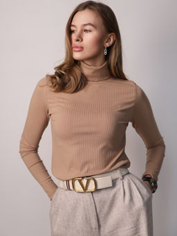 Водолазка женская с горлом КВ200 Песочный от фабрики Спортсоло