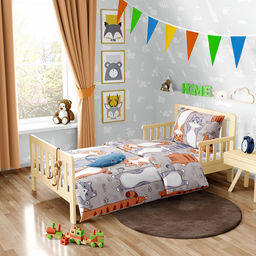 Постельное белье, комплект 1,5 спальный "Кот-батон", 3 предмета: пододеяльник 145х215см, простыня 150х215см, 1 наволочка 50х70см с клапаном-запахом, бязь "Комфорт" 121г/м2, хлопок 100%, упаковка "коробка крафт/крышка ПВХ", "Домашняя мода" (Россия)