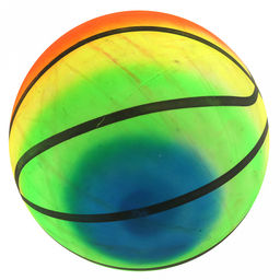 Мяч игровой Баскетбол д18см, радужный, ПВХ (Китай) - Домашняя мода фото 3
