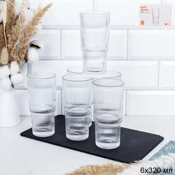 Стакан 6 штук вертикаль / CTY-30 /уп 8/ высокий