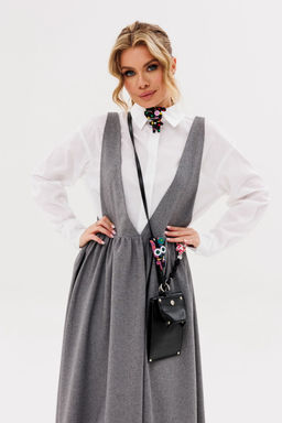 Сарафан AmberA 1106 серый  фото 9