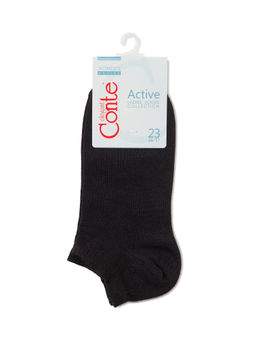 Цена за 2 пары. Носки Короткие CONTE ACTIVE черный - Conte elegant фото 8