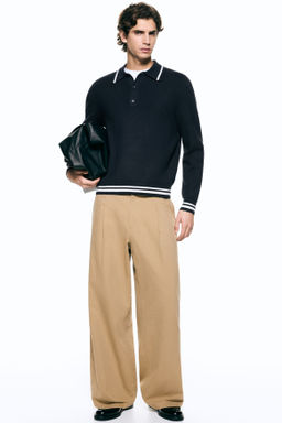 Polo de manga larga Relaxed Fit - H&m фото 6