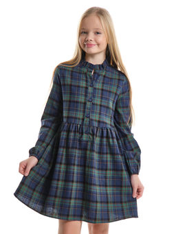 Платье для девочки нарядное детское праздничное UD 8077 красная клетка - Mini maxi фото 8