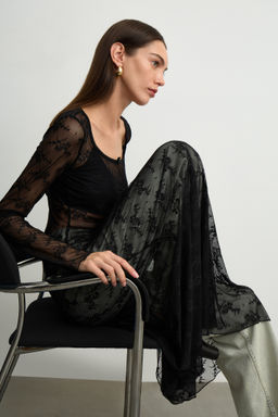 Платье из кружева с круглым вырезом - Mollis фото 4