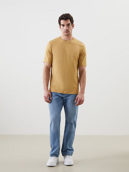 Bisiklet Yaka Penye Erkek Ti??rt