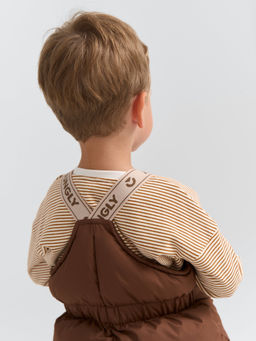 Костюм зимний на пуху Кофе 0+ - Bungly фото 6