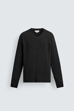 CABLE KNIT STRUCTURED JUMPER - Zara фото 15