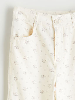 ?spanyol Pa?a ?i?ekli K?z ?ocuk Pantolon