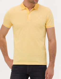 Желтая облегающая футболка - Cacharel фото 6