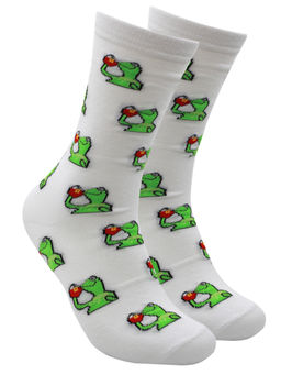 Носки р.40-45 Лягушка с чаем