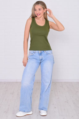 Майка женская 6-208з (оливковый)