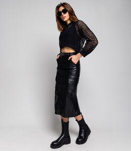 Юбка #КТ9102, чёрный - Dommod фото 2