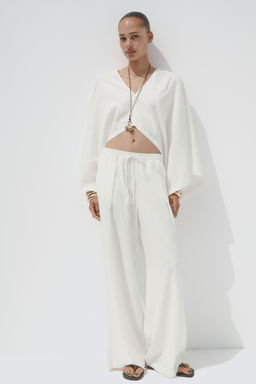 ASYMMETRIC CAPE KIMONO