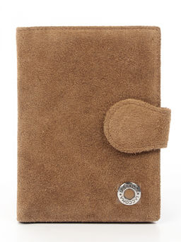 LACCOMA обложка для авто документов LA-3090-З-коричневый натуральная замша