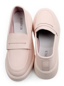 03-YD122-1 PINK Лоферы женские (натуральная кожа)