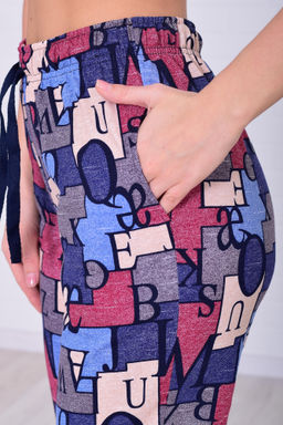 Брюки домашние женские 8-031д1 из хлопка - Новое кимоно фото 11