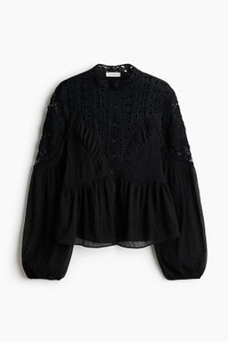 Blusa efecto crochet