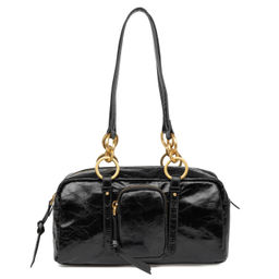 M1130 black, Женская кожаная сумка, Barcelo Biagi