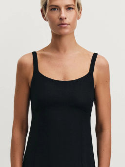 Сарафан из вискозы и льна прилегающего кроя / Zarina  фото 6