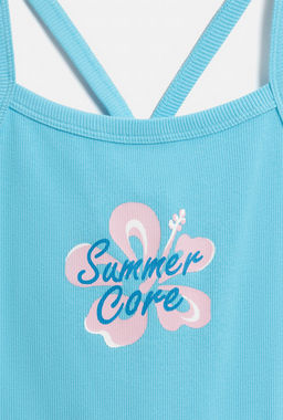 ACOOLA / Майка детская для девочек Idra голубой  фото 3