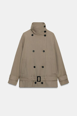 ZW COLLECTION FLOWING JACKET WITH BELT - Zara фото 16