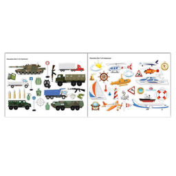 100 наклеек Транспорт, 12 стр. - Буква-ленд фото 5