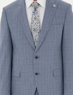 Saks Extra Slim Fit Ekose Tak_m Elbise